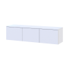 TV-Board Doros Levia Weiß 3 Türen 130х35х33 (41516288)