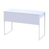 Schreibtisch Doros Bart Hellweiß 120x55x78,1 (41510122)