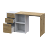 Computertisch Doros T8 Weiß Eiche Artisan 100x83x75 (41516060)
