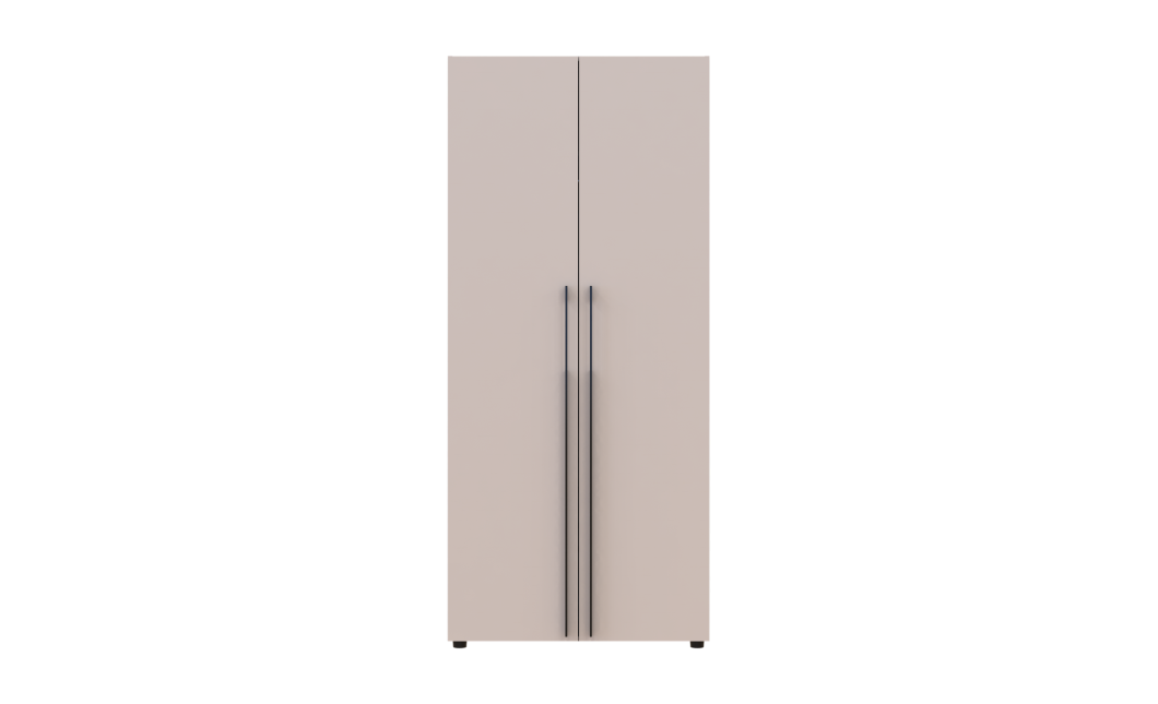 Kleiderschrank mit Regalen Doros Kasper Kaschmir 2 Türen 90x48x204 (42005528)