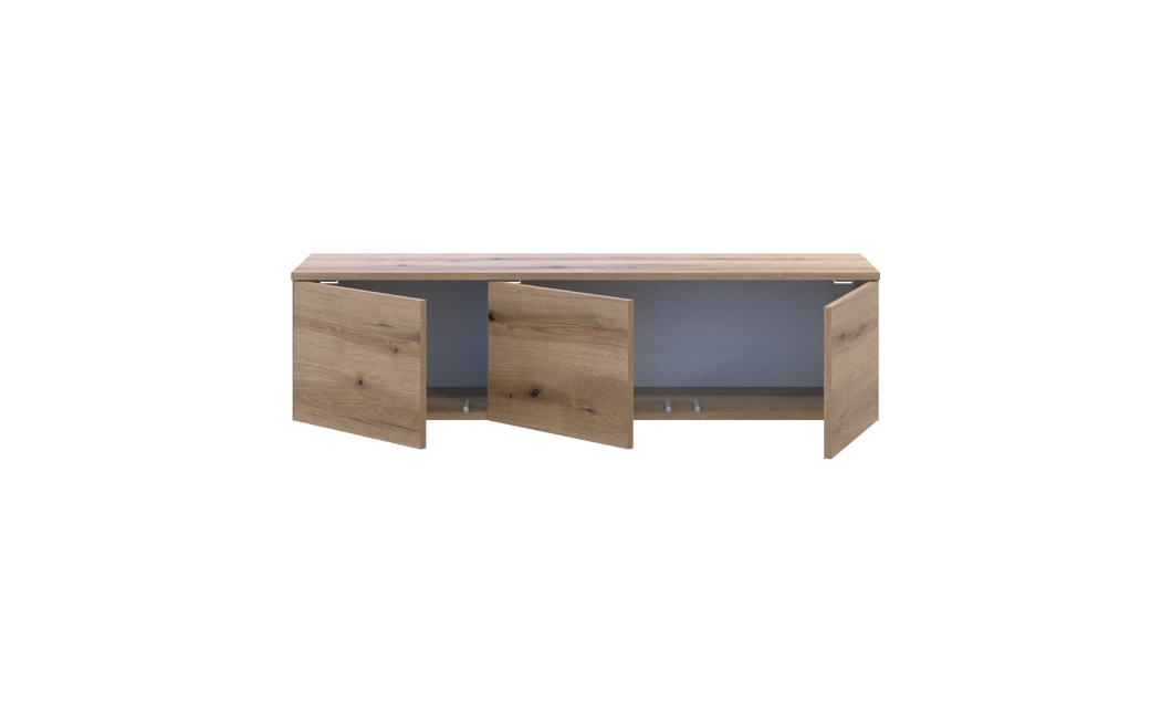 TV-Board Doros Levia Eiche Evoke 3 Türen 130х35х33 (41516290)