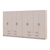 Kleiderschrank Doros Rondi Kaschmir 4+4 Türen 320x52x195 (42005626)