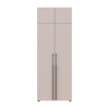 Kleiderschrank mit Regalen und Aufsatz Doros Kasper Kaschmir 2 Türen 90x48x245 (42005536)