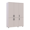Kleiderschrank Doros Thorn Kaschmir 3 Türen Kleiderstange 135x51,6x200 (44900495)
