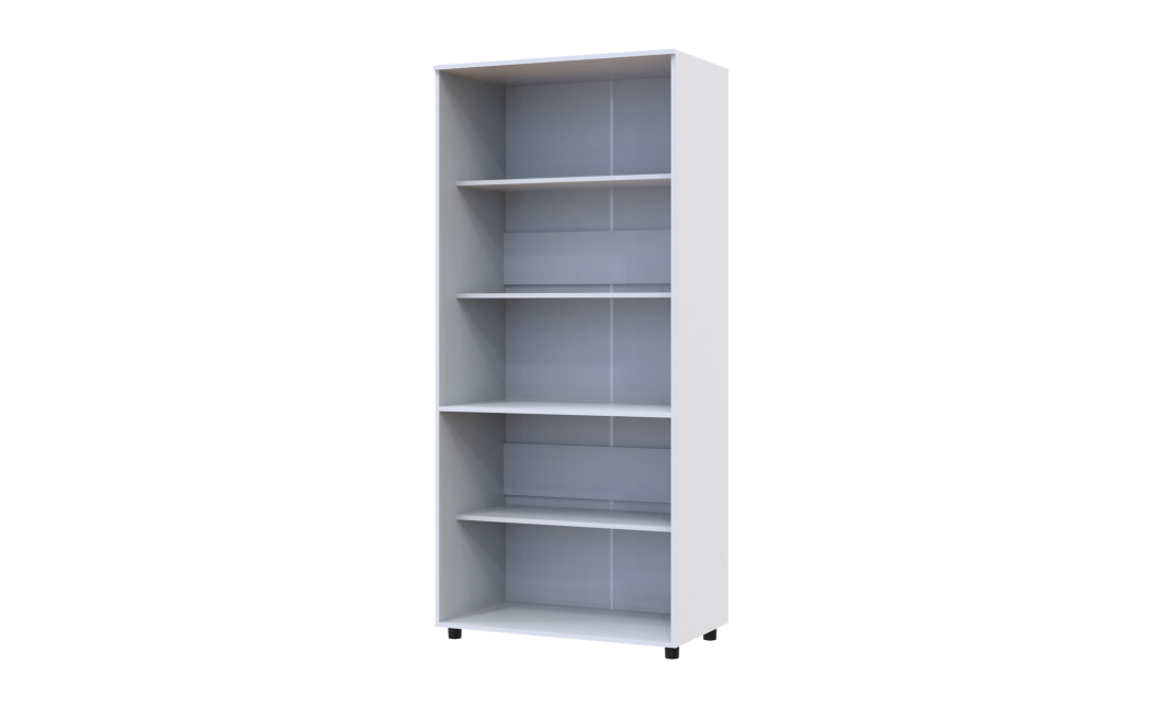 Kleiderschrank Doros Thorn Weiß 2 Türen Böden 90x51,6x200 (44900436)