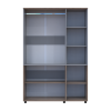 Kleiderschrank Doros Thorn Cremona Cannolo/Grau 3 Türen Kleiderstange 135x51,6x200 (44900503)