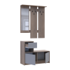 Flurmöbel Set Bela Cremona Cannolo/Grau mit Spiegel 100x40x210 (44900413)