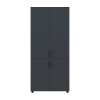 Kleiderschrank Doros Thorn Anthrazit 2 Türen Böden 90x51,6x200 (44900444)