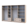 Kleiderschrank Doros Rondi Kaschmir 3+4 Türen 281x52x195 (42005624)