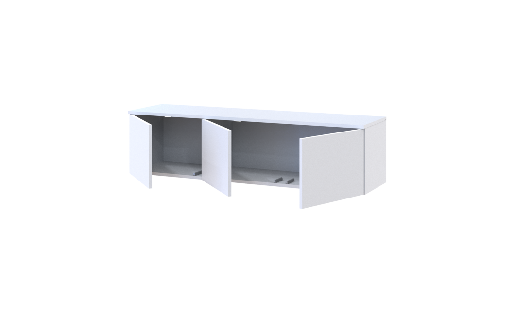 TV-Board Doros Levia Weiß 3 Türen 130х35х33 (41516288)