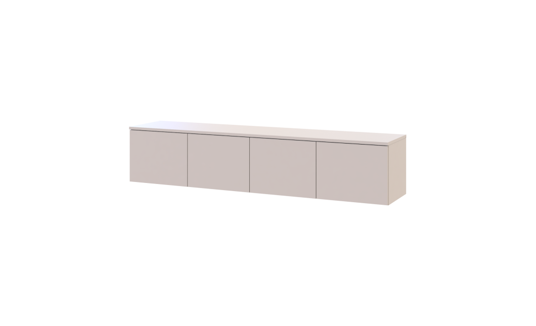 TV-Board Doros Levia Kaschmir 4 Türen 160x35x33 (41516085)