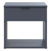 Nachttisch Doros GN1 Graphitgrau 40x40x35 (41515985)
