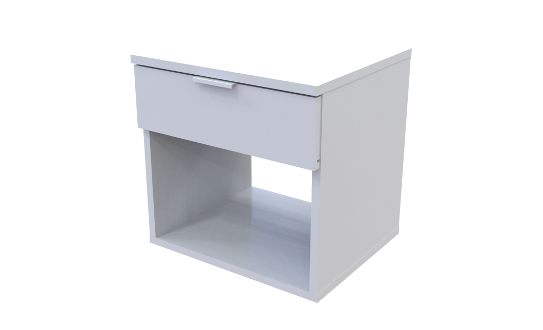 Nachttisch Doros GN1 Weiß 40x40x35 (41510031)
