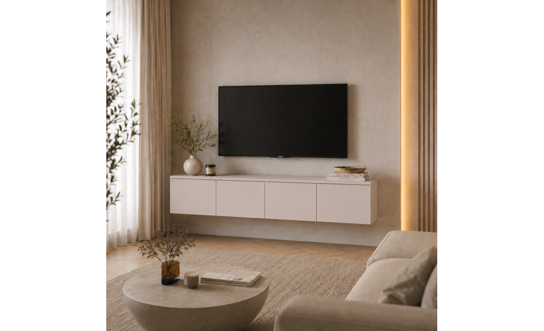 TV-Board Doros Levia Kaschmir 4 Türen 160x35x33 (41516085)