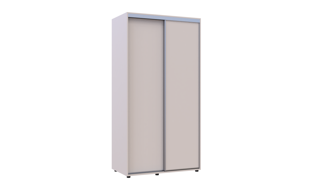 Kleiderschrank Doros Sigma Slim Schiebetüren Kaschmir 2 Türen 110x60x214.4 (42005454)