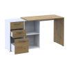 Computertisch Doros T8 Weiß Eiche Artisan 100x83x75 (41516060)