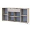 Kommode Doros Ron 7 Kaschmir 4 Türen 2 Schubladen 160x38x81 (41516049)