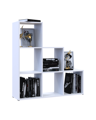 Regalsystem Doros Step 3x3 Weiß offen 102,6x28,8x106,1 (41516161)