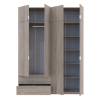Kleiderschrank Doros Lukas mit Drehtüren Sonoma Eiche 180x50x250 (80737731)