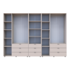 Kleiderschrank Doros Gelar Kaschmir 3+3 Türen Säulenschrank 292,4x49,5x203,4 (42005178)