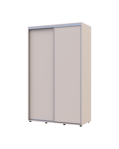 Kleiderschrank Doros Sigma Slim Schiebetüren Kaschmir 2 Türen 130x60x214.4 (42005456)