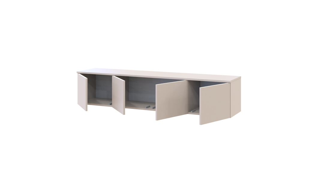 TV-Board Doros Levia Kaschmir 4 Türen 160x35x33 (41516085)