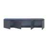 TV-Board Doros Levia Graphitgrau 4 Türen 160x35x33 (41516088)