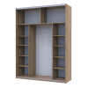 Kleiderschrank Doros G-Caiser Schiebetüren Ewok Eiche 2 Türen 180x60x240 (80737748)