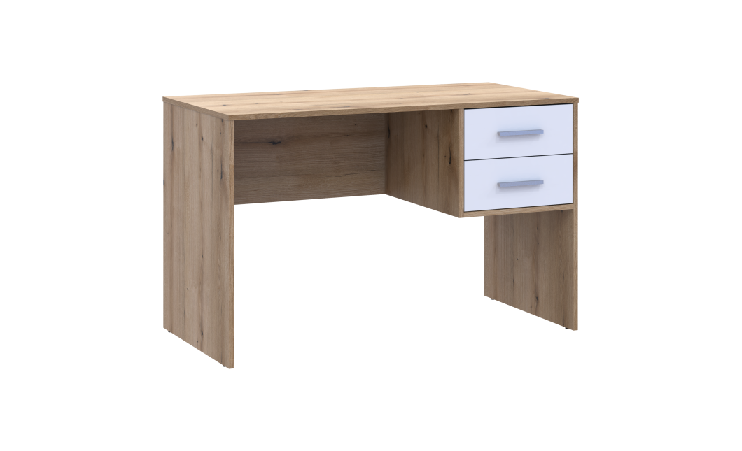 Computertisch Doros T2 Ewok Eiche Weiß 120x60x75 (81339331)