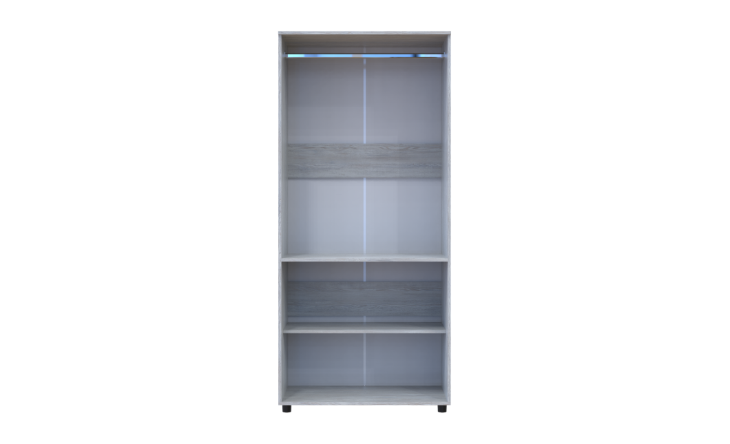 Kleiderschrank Doros Thorn Natti Kiefer 2 Türen Kleiderstange 90x51,6x200 (44900431)