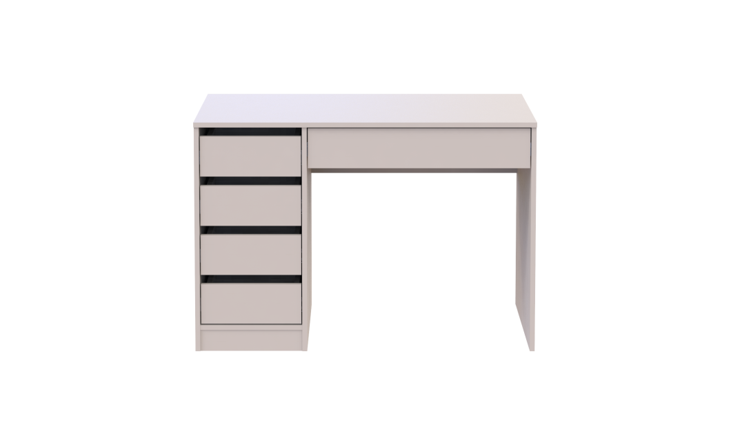 Schreibtisch Doros Ergo links Kaschmir 110x55x75 (41516106)