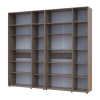 Kleiderschrank mit Regalen und Aufsatz Doros Kasper Cremona Cannolo 3+3 Türen 270x48x245 (42005577)