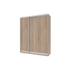 Kleiderschrank Doros City Light Schiebetüren Sonoma Eiche 3 Türen 180x60x225 (42002003)
