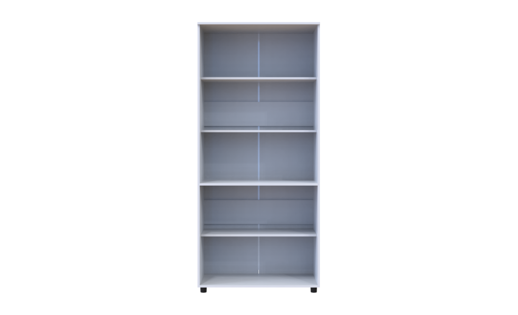 Kleiderschrank Doros Thorn Weiß 2 Türen Böden 90x51,6x200 (44900436)