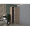 Kleiderschrank Doros City Light Schiebetüren Sonoma Eiche 2 Türen 120x60x225 (42002010)