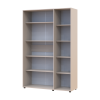 Kleiderschrank mit Regalen Doros Kasper Kaschmir 3 Türen 135x48x204 (42005559)