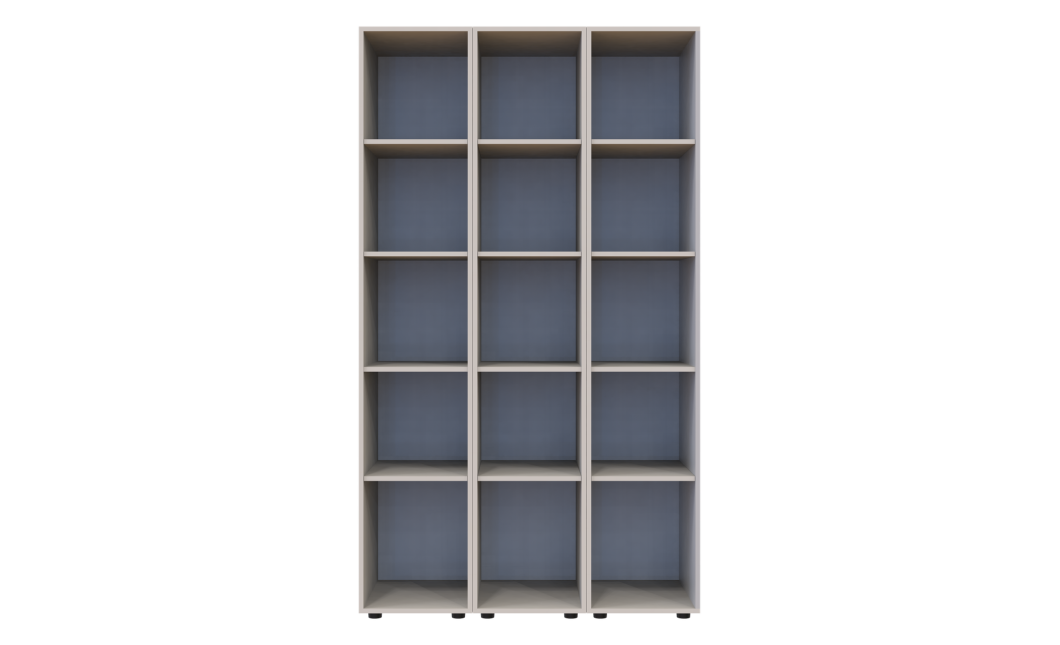 Kleiderschrank Set Doros Gelar Kaschmir mit 3 Spiegeln 117x49,5x203,4 (42005104)
