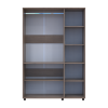 Kleiderschrank Doros Thorn Cremona Cannolo 3 Türen Kleiderstange 135x51,6x200 (44900475)