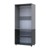 Kleiderschrank Doros Thorn Anthrazit/Grau 2 Türen Kleiderstange 90x51,6x200 (44900471)