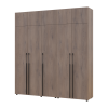Kleiderschrank mit Schubladen und Aufsatz Doros Kasper Cremona Cannolo 2+3 Türen 225x48x245 (42005555)