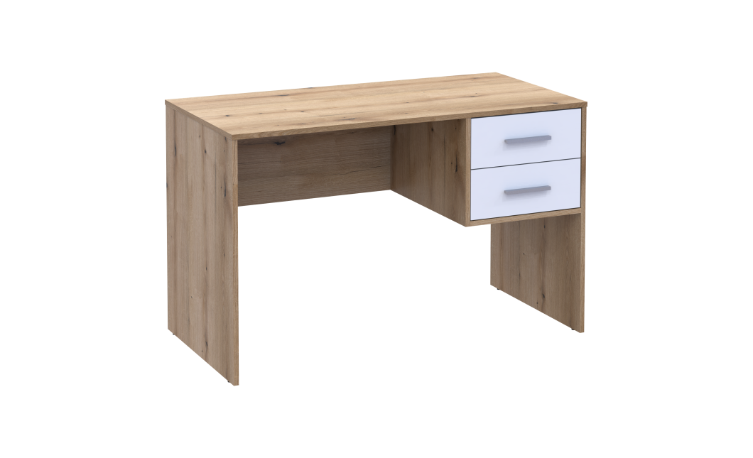 Computertisch Doros T2 Ewok Eiche Weiß 120x60x75 (81339331)