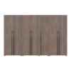 Kleiderschrank mit Regalen und Schubladen Doros Kasper Cremona Cannolo 2+3+2 Türen 315x48x204 (42005739)