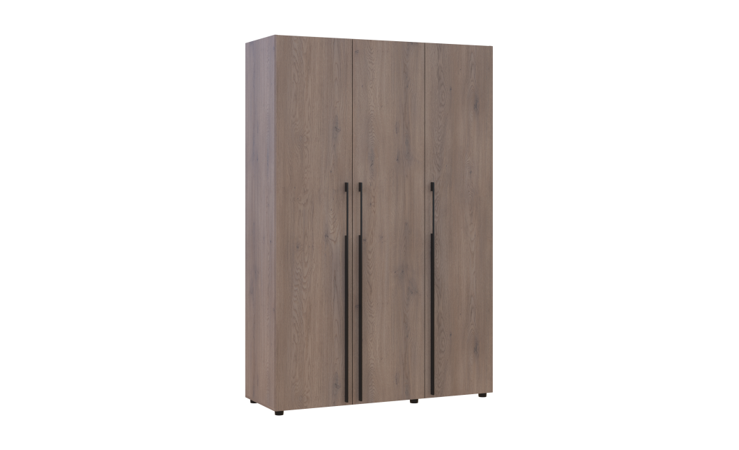 Kleiderschrank Doros Kasper Cremona Cannolo 3 Türen 135x50x204 (44900550)