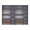 Kleiderschrank mit Schubladen Doros Kasper Cremona Cannolo 3+3 Türen 270x48x204 (42005573)