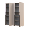 Kleiderschrank mit Regalen Doros Kasper Kaschmir 2+2 Türen 180x48x204 (42005530)