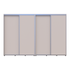 Kleiderschrank Doros Sigma Slim Schiebetüren Kaschmir 2+2 Türen 320x45x214.4 (42005610)