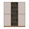 Kleiderschrank Doros Morgan Artisan Eiche/Kaschmir 180x40x210 (44900408)
