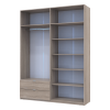 Kleiderschrank Doros Lukas mit Drehtüren Sonoma Eiche 180x50x250 (80737731)