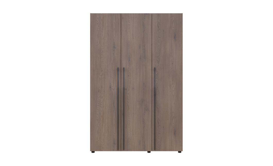 Kleiderschrank mit Regalen Doros Kasper Cremona Cannolo 3 Türen 135x48x204 (42005558)