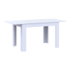 Esstisch Doros Flint Weiß 120/170x80x78 (41510128)